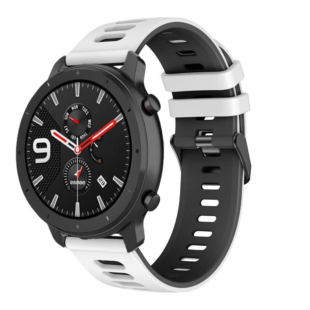 20 22mm Silicone Strap for Huami Amazfit GTR 47mm/4/3/Pro 2 2e Sport Watchband for Amazfit Pace Stratos 3 2 2S/Balance/GTS4 Band