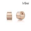 [LsSHOP] Серьги-кольца с плоским концом из 14-каратного золота (Позолоченный)_LJ0770BRE