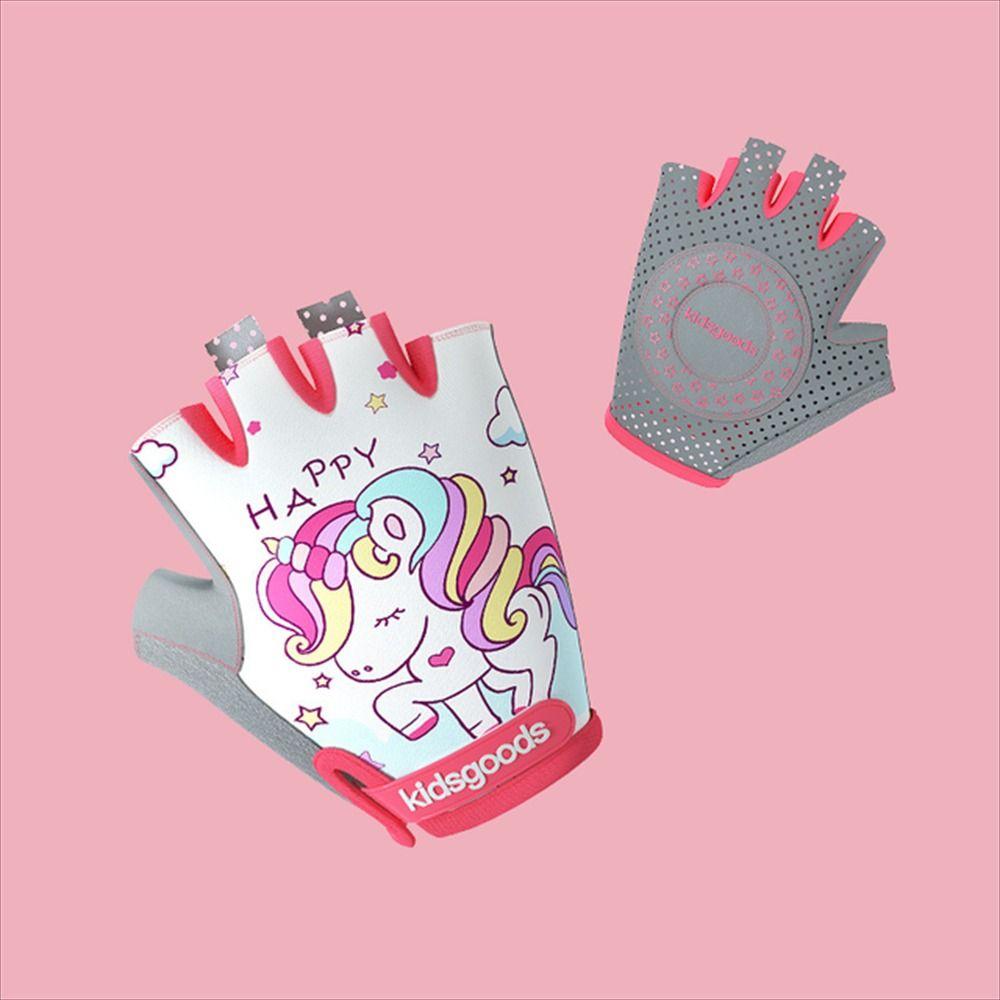 Перчатки для горного велосипеда для мальчиков и девочек, спортивные перчатки, детские велосипедные перчатки, перчатки с половиной пальца