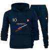 Men's Jogging - France - Navy Blue - Elasticated Waist - 65% Polyester - Fitness