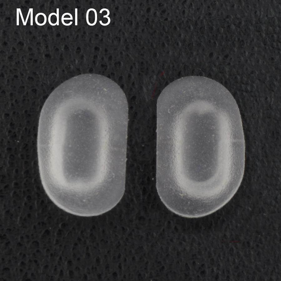 10Pairs(20pcs) Black Anti Slip Rubber Nose Pads For Eyeglasses Sunglass Spectacles Eyewear Push On Glasses Nose