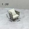 1 Piece Scene Decoration Dollhouse Sofa Simulation Pretend Play Toy For Photo Props Kids Toys Doll Parts Model