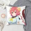 MMiss Kobayashis Dragon Maid Doublesided Printed Square Decorative Cushion Cover for Sofa Living Room Home Decor