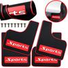 NEW Rubber Sport 4mm Front Rear Set Universal Rally Mud Flaps Splash Guards Mudguards Mudflaps Screws Car Auto SUV
