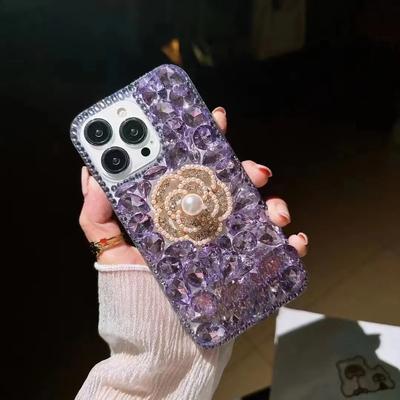 Чехол со стразами и бриллиантами для Samsung S24 S23 S22 Ultra S20 FE A15 A05 A13 A14 A23 A33 A53 A24 A34 A54 A12 A32 A52/Redmi Note 12 11