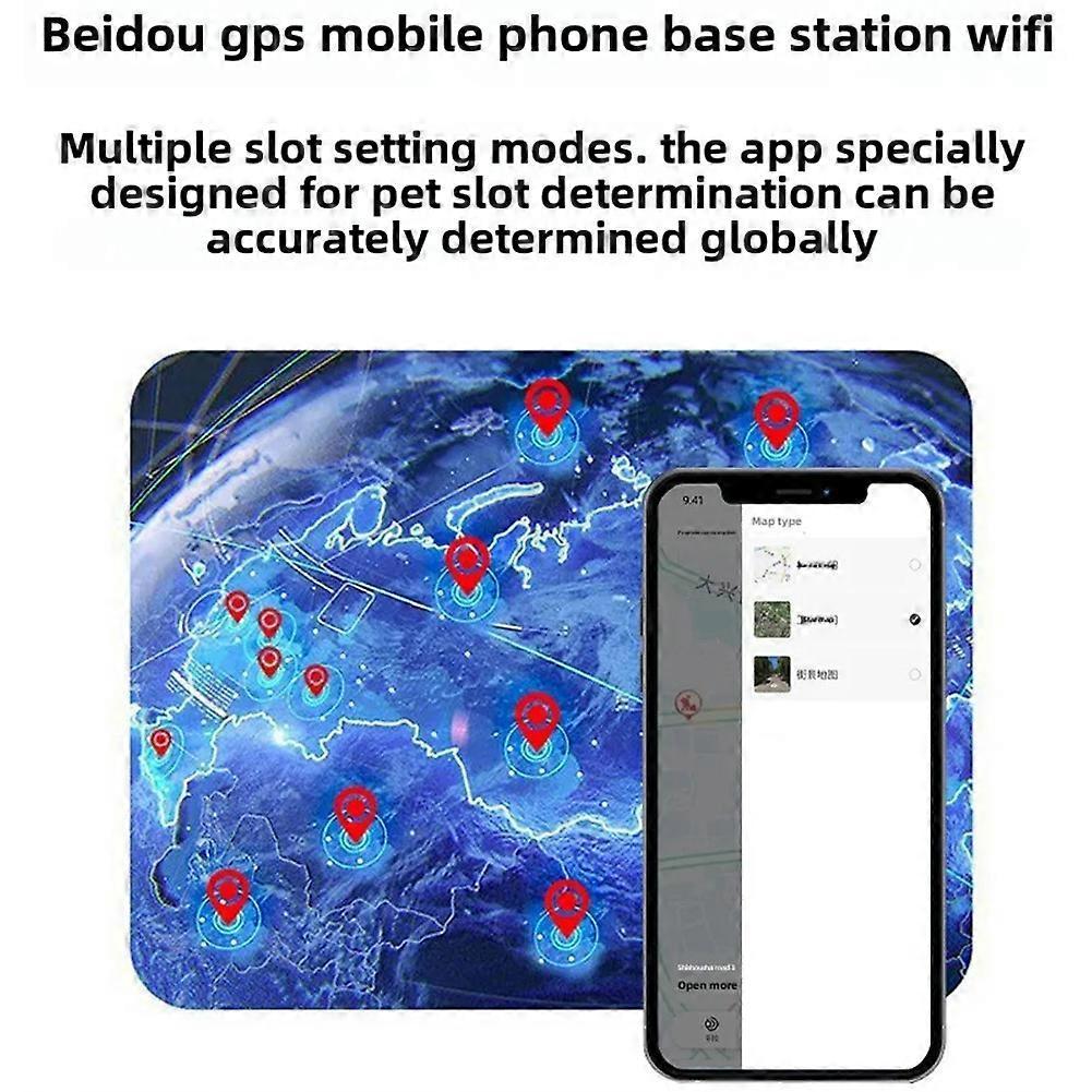 4G GPS Pet Tracker Smart Collar: Waterproof Anti-Loss Device with Geo-Fence, Dual Satellite (GPS/BeiDou) for Dogs/Cats