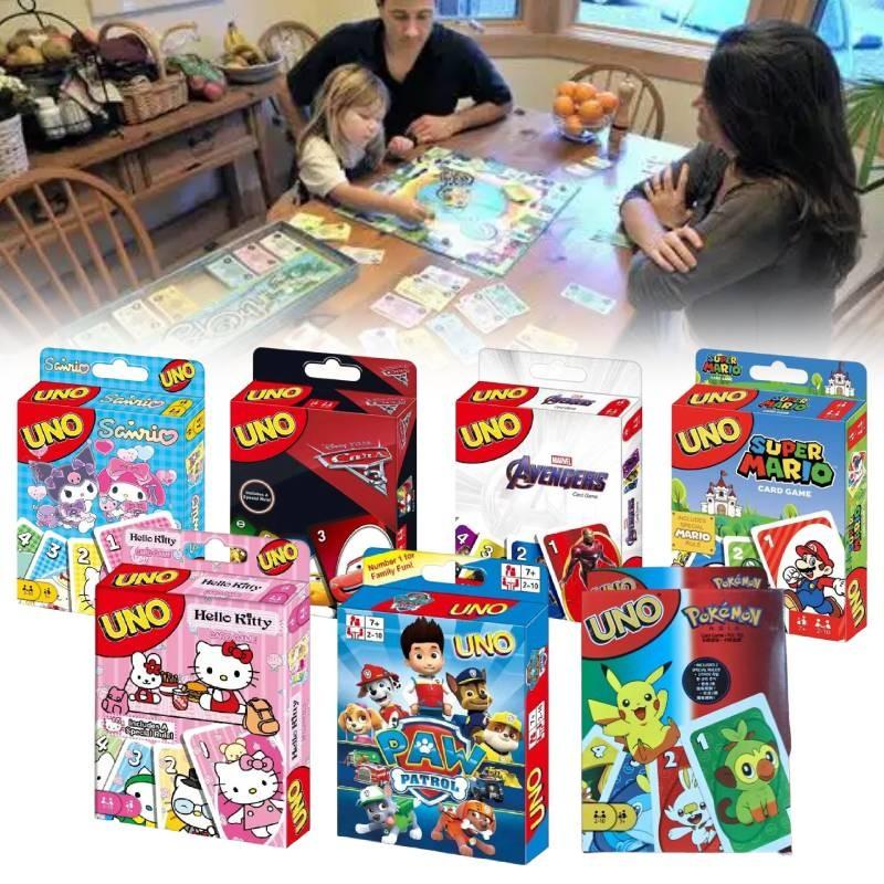 Универсальный многоцветный набор игральных карт для семейных игровых вечеров и социальных посиделок