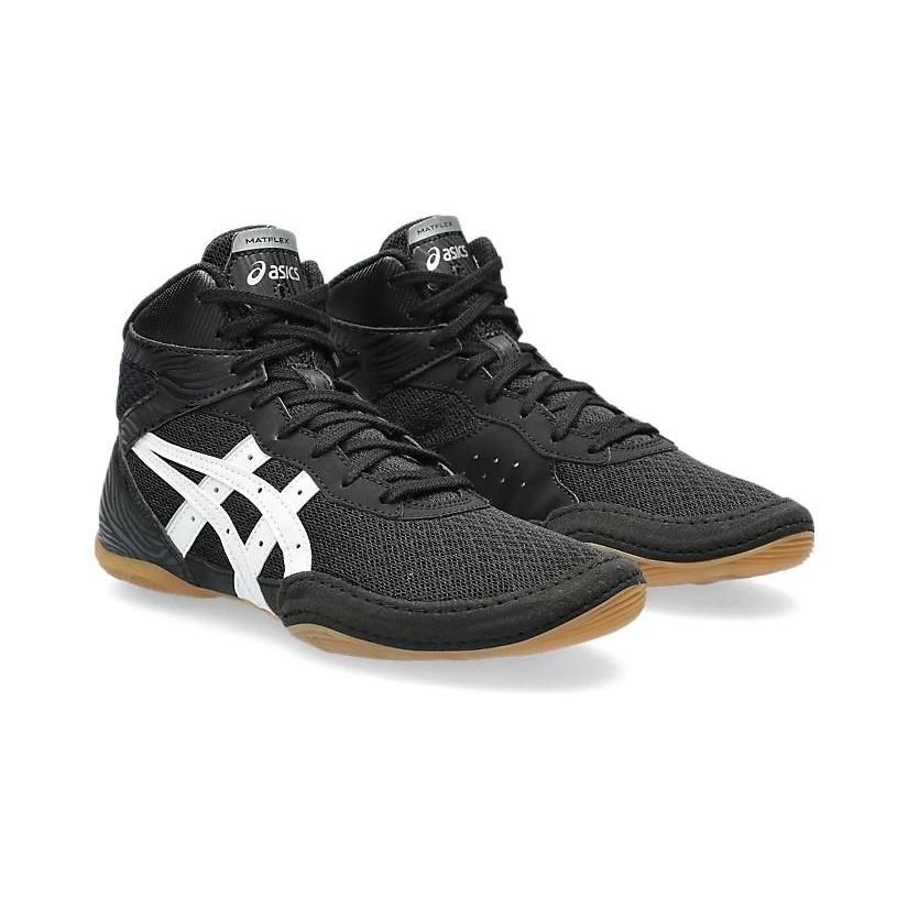 (GS) ASICS Matflex 7 'Black White' Kids' 1084A011-001