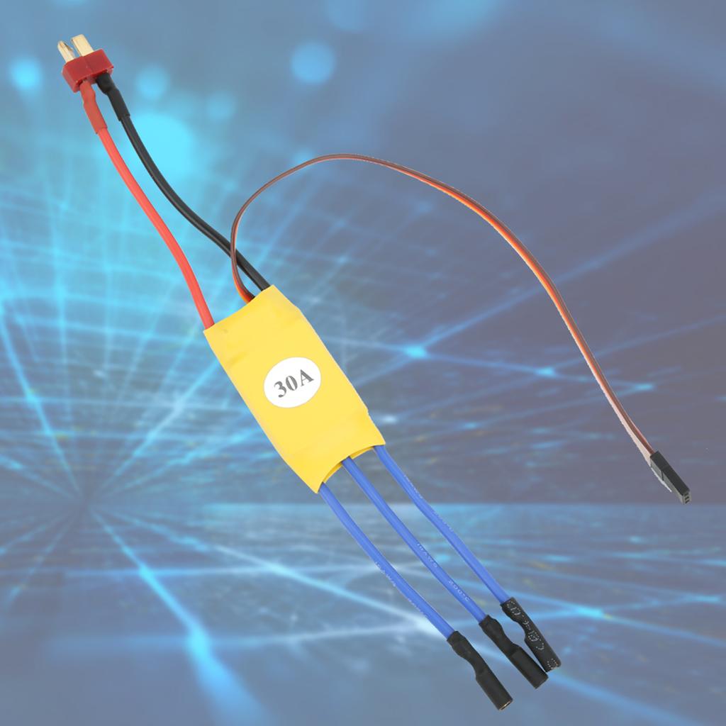 30A ESC T Plug 3.5mm Quadcopter Drone Brushless ESC Upgrade Part Accessory