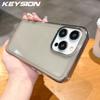 KEYSION Прозрачный противоударный чехол для iPhone 15 Pro Max 15 Plus, прозрачный бампер, акрил + чехол из ТПУ для iPhone 14 13 12 11 Pro Max