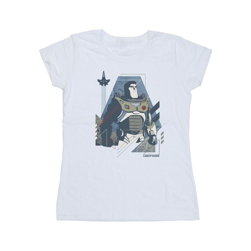 Disney Womens/Ladies Lightyear Look To The Stars Cotton T-Shirt