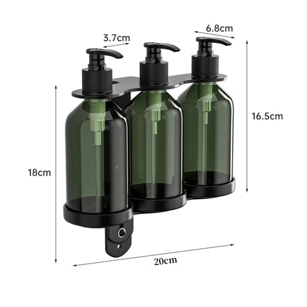 Refillable Manual Soap Dispenser Plastic Pump Bottle Shampoo Dispenser Bathroom Accessories