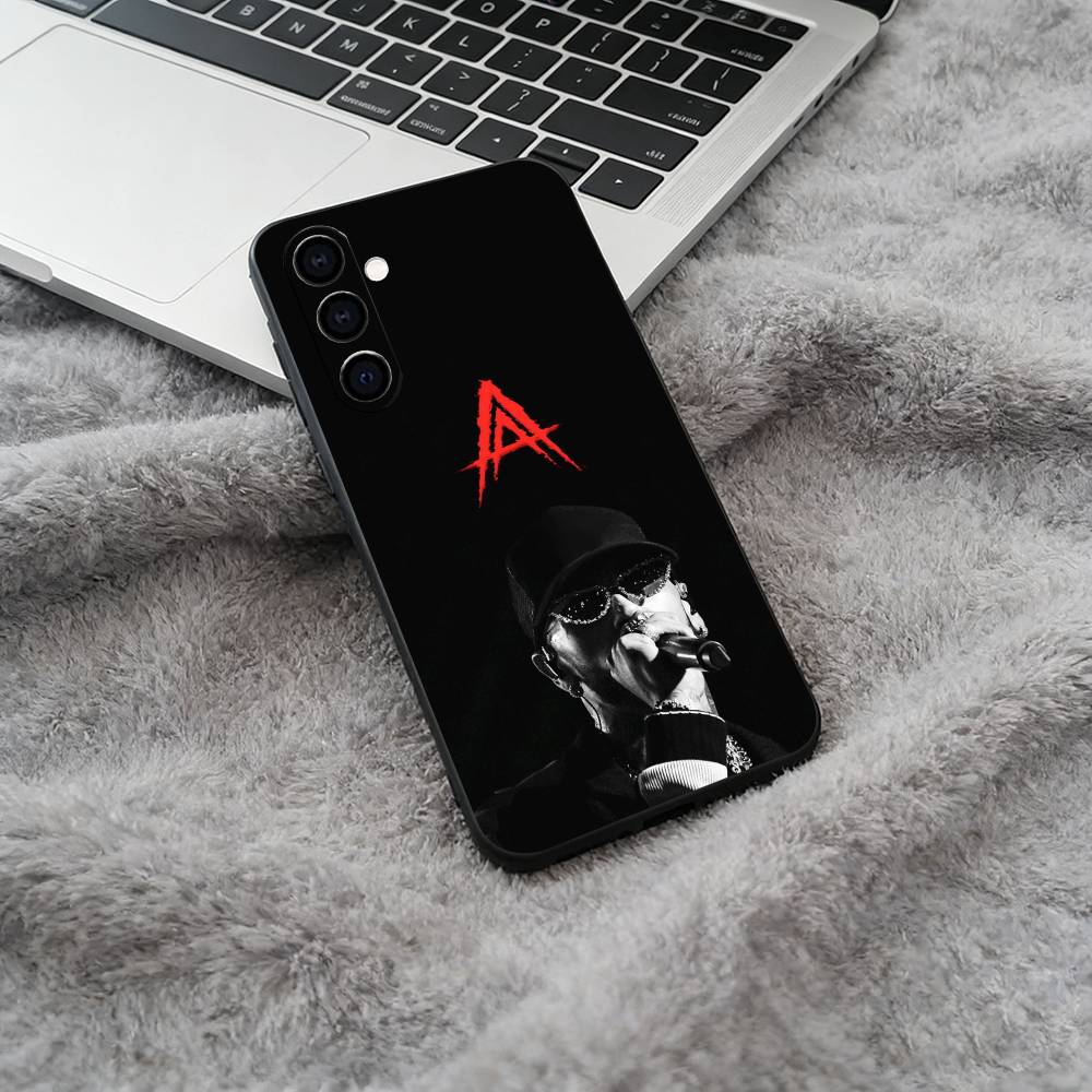 Реггетон-певец-A-Anuel- AA Черный мягкий силиконовый чехол для телефона Samsung Galaxy A73, A71, A72, A70, A53, A52, A51
