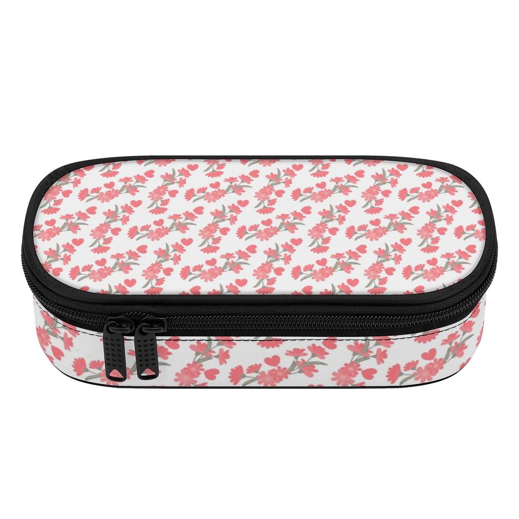 Pencil Case Zip Around Closure Multi Compartment 300D Polyester with Mesh Pocket Removable Divider and Pen Slots for Boys Girls