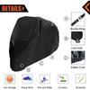 Motorcycle Protection Cover - Unspecified - Size 245x105x125cm - 210D Oxfords Fabric - Waterproof - Durable