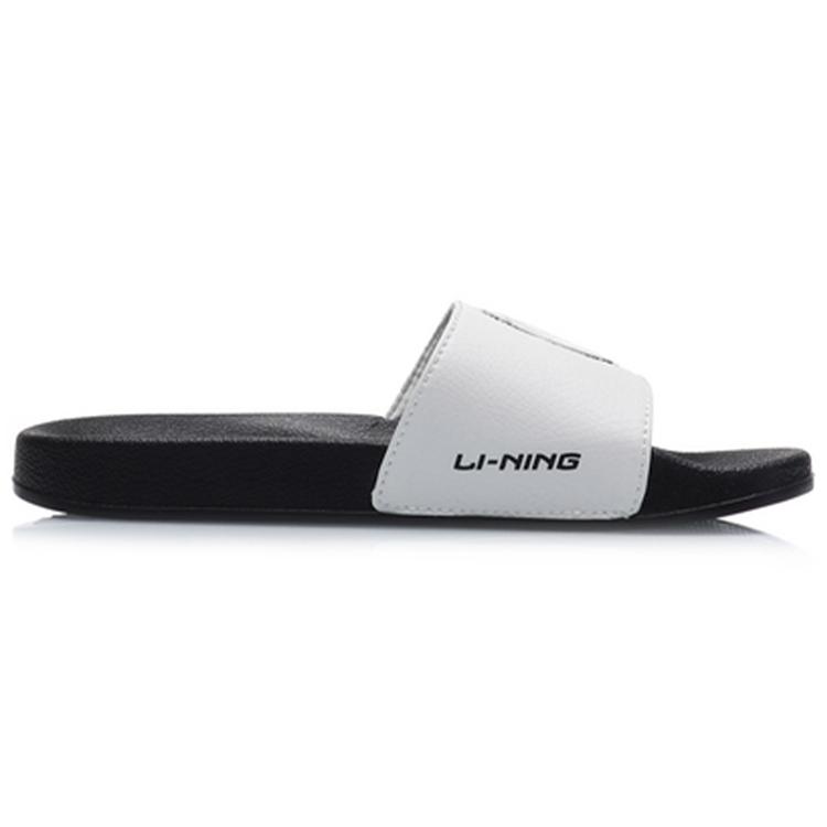 Женские черные белые шлепанцы Li Ning Quiet Slide Yin Yang AGAP012-7