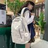 Schoolbag Printed Bear School Bag Girls High Value Simple Wind Light College Student Class Bag Travel Commuter Backpack