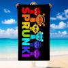 Быстросохнущее пляжное полотенце со рисунком Sprunki, легкое впитывающее полотенце для бассейна, пляжа, отпуска