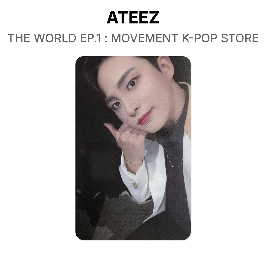 ATEEZ JONGHO THE WORLD EP.1 : MOVEMENT K-POP STORE Официальная фотокарточка