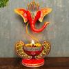 Handicraft Iron Ganesha Ji T Light Candle Holder