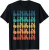 Футболка Linkin Park Ретро Волнистый Шрифт