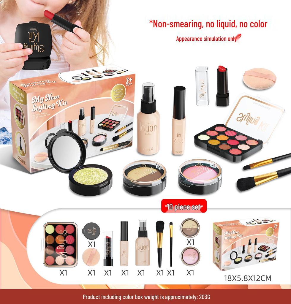 Набор туалетного столика и стула для принцессы для детей: Игровой набор для макияжа и подарок на день рождения