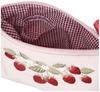 De Strawberry Embroidery M Pouch 8A21FJJ1200 Pink [Maison Fleur] Женская