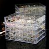 79/120 Grids Nail Art Storage Drawers Jewelry Storage Box Dust-proof and Anti-oxidation Earring Box Divided Jewelry Storage Box
