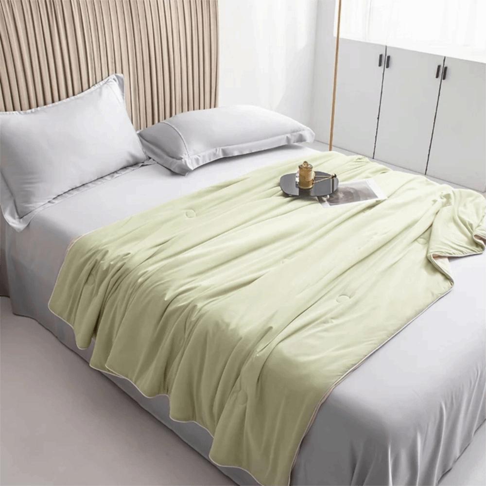 Cooling Fabric Summer Cooling Quilt Solid Color Cooling Blanket Summer Thin Quilt Dormitory