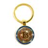 Новейший брелок для ключей Bitcoin 6 стилей, золотые и серебряные цвета, музыкальная группа, брелок, кулон, женская и мужская коллекция ювелирных изделий, подарок