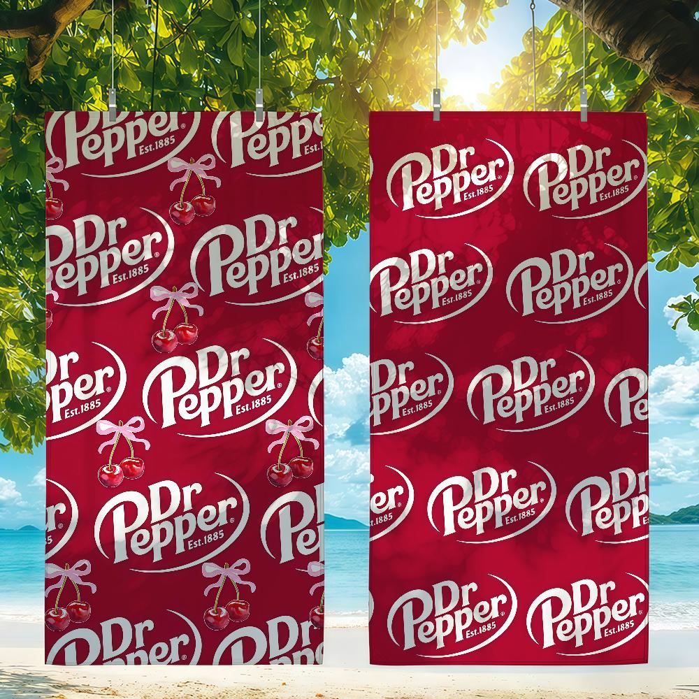 Бренд D-Dr Pepper Полотенце Пляжное Полотенце Дорожное Легкое Приятное для Кожи Для Бассейна Пляжа Кемпинга Круиза Лето