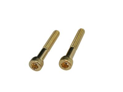 POSH M6X40 810640-040 Болт с шестигранной головкой из нержавеющей стали, с покрытием 24K