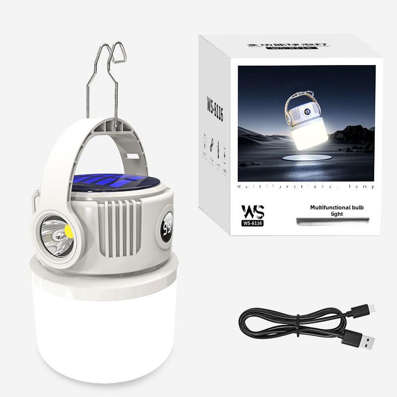 Portable Solar Camping Lamp with Long Battery Life and Bright Light