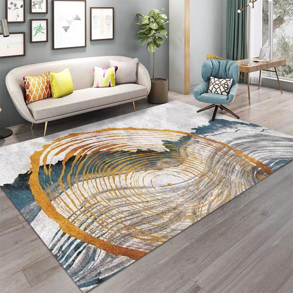 Vintage Area Rugs Washable Area Rugs for Living Room Bedroom Bathroom Kitchen Doormat Stain Resistant Non-Slip Floor Mat