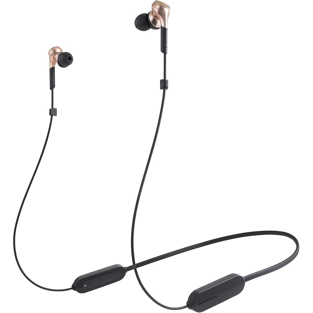 Беспроводные наушники Audio-Technica ATH-CKS660XBT CGD, Bluetooth, Мощный бас, с микрофоном, Медный золотой (ATH-CKS660XBT CGD)