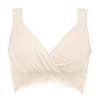 Bradelis New York Maternity Size L Bra, Non-Wired Cache-Coeur Bra, Ecru,