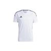 Striped Logo Print Quick-Dry Slim Fit Football Sports Crew Neck Short Sleeve T-Shirt Men Tops White HT5686