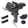 Ohbien Desktop Vise, 70mm Rotating, Maximum Opening Approximately 75mm, Compact Tabletop Vise, 360 Adjustable Angle, Rotating Jaws, 0-65mm Rotating J