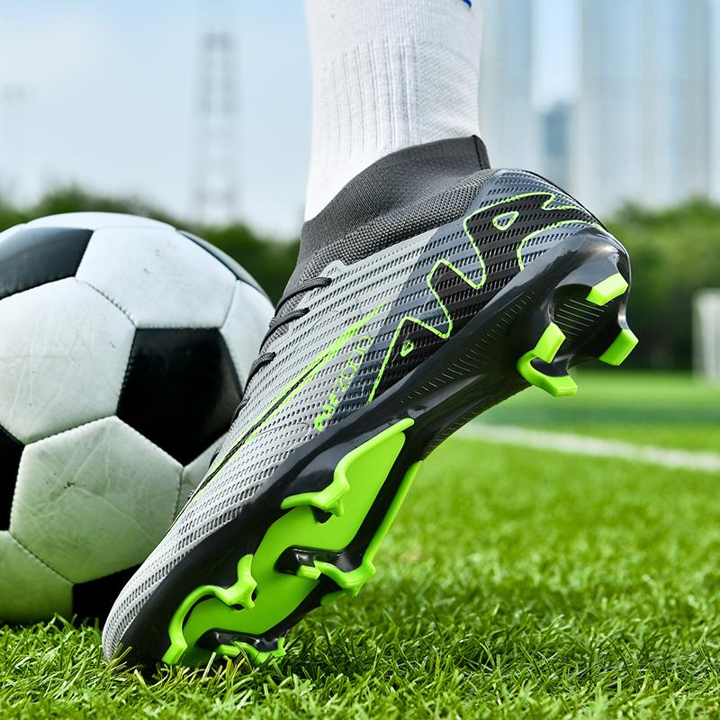 Уличные Газонные Мужские Футбольные Бутсы Общественные Шипы TF/FG Футбольные Бутсы Для Зала Тренировочные Футбольное Поле Обувь Нескользящая Быстрая Кроссовка