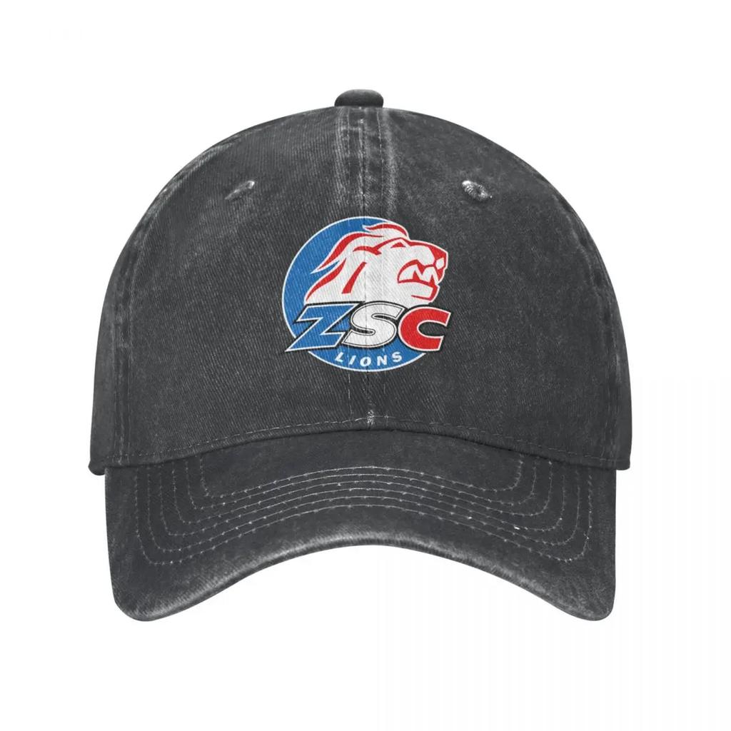 Lions Swiss Hockey Sports Fans Zürich Switzerland Бейсболка Военная кепка Мужская Альпинизм Аниме Женская кепка Мужская