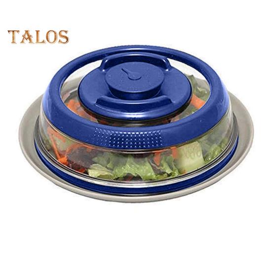 Вакуумная крышка Хорошая герметизация Простота в использовании Сохраняет свежесть Создает вакуумную упаковку Прозрачная крышка пластины