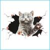 3D Three-dimensional Cat Sticker Creative Sticker Body Rear Scratches Blocking Sticker Cute Decroative Accessories