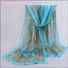 Fashion Women Chiffon Scarf Polyester Print Autumn Summer Pattern Silk Scarves Shawl