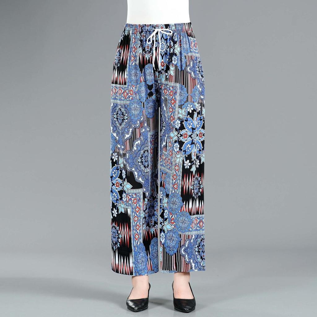 Summer Wide-leg Pants High-waisted Culottes Wide-leg Pants Women's Plus-size Dance Pants