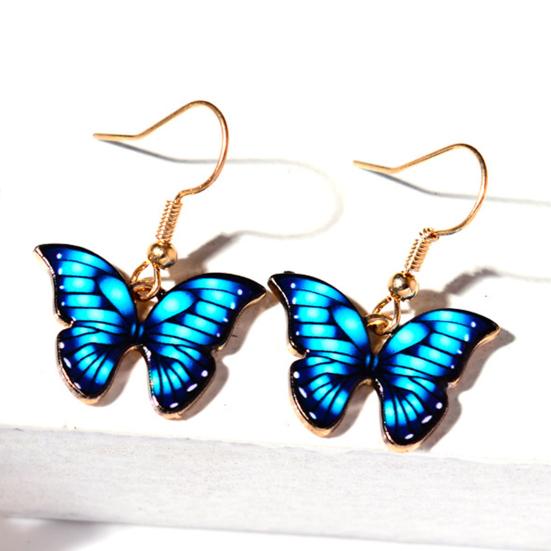 Стильные висячие серьги, противоаллергические аксессуары, винтажные красочные висячие серьги во французском стиле во французском стиле