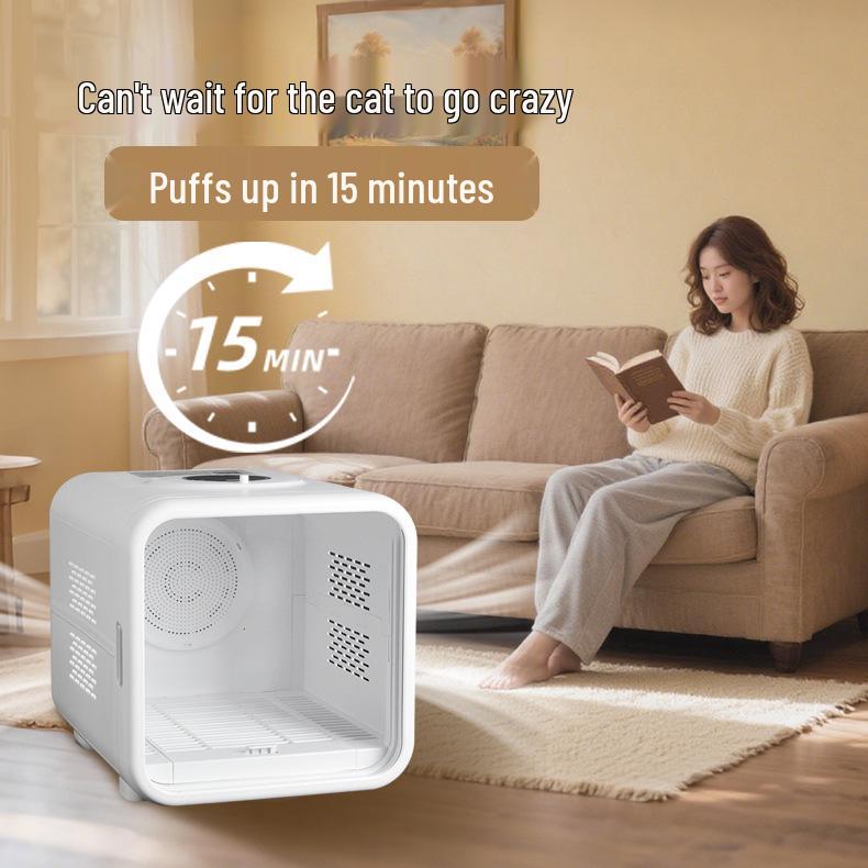 Умная тихая сушилка для домашних животных: Автоматическая сушильная камера для шерсти большой вместимости для собак и кошек