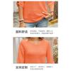 Women Casual Solid Color Round Neck Long Sleeve Hollow Out T Shirt Top