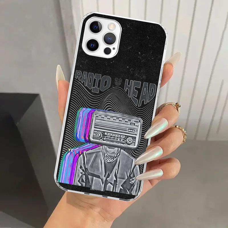 Чехол для телефона R-Radiohead для Iphone 17 Air 16 15 Plus 14 13 Mini 12 11 Pro Max 16E 7 8 SE 2020 Мягкий чехол с принтом 17 Air