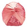 Adjustable Knotted Satin Hair Bonnet Double Layer Hair Wrap Women Hair Care Turban Satin Sleep Hat for Curly Straight Hair