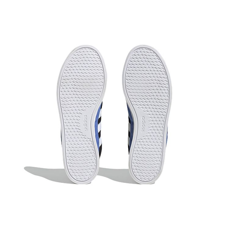 Adidas Neo City Canvas Slip Resistant Durable Mid Top Skate Shoes Unisex Skate Shoes Black Blue White HQ4619